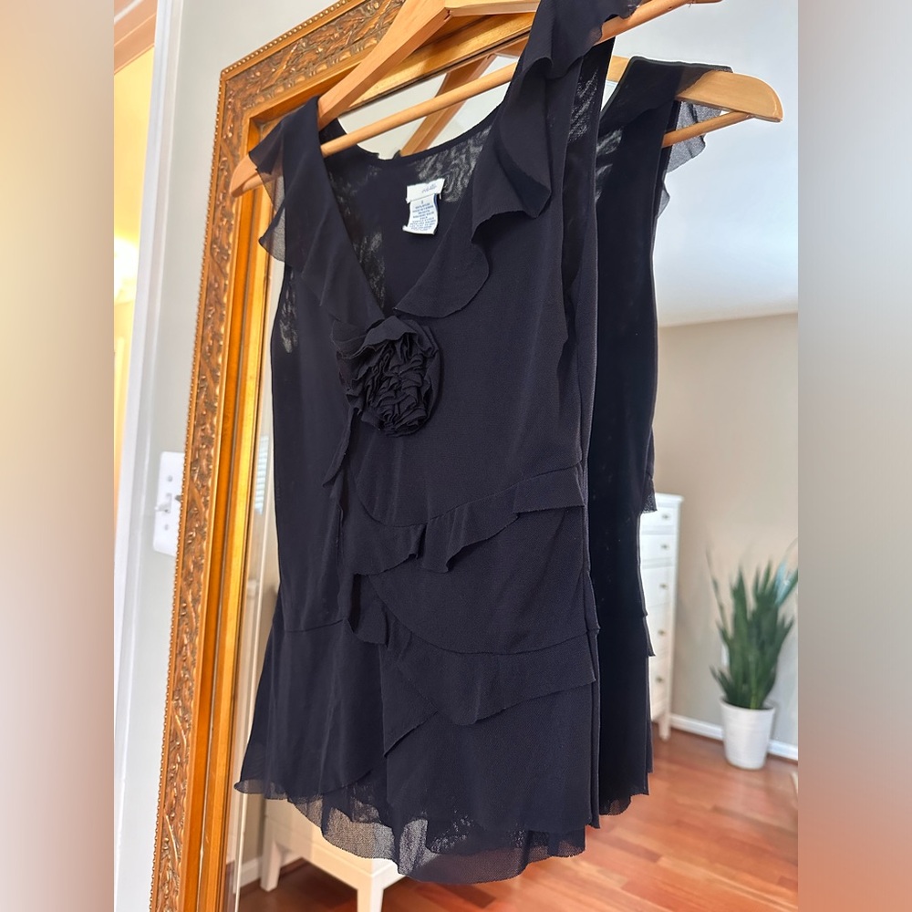 Little black sleeveless top by Odille